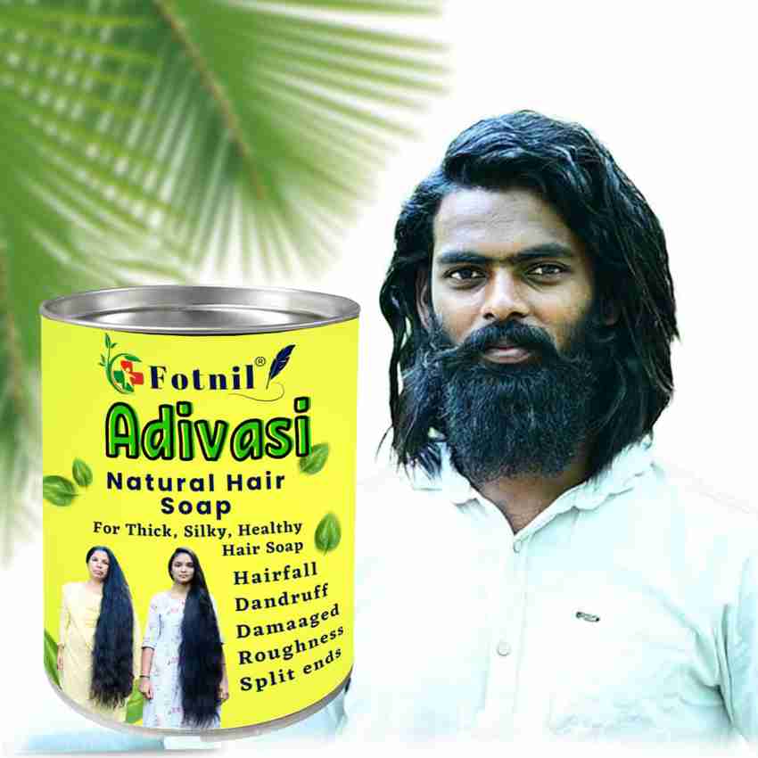 Fotnil Adivasi soap All Type Hair Problem Herbal Growth Hair soap