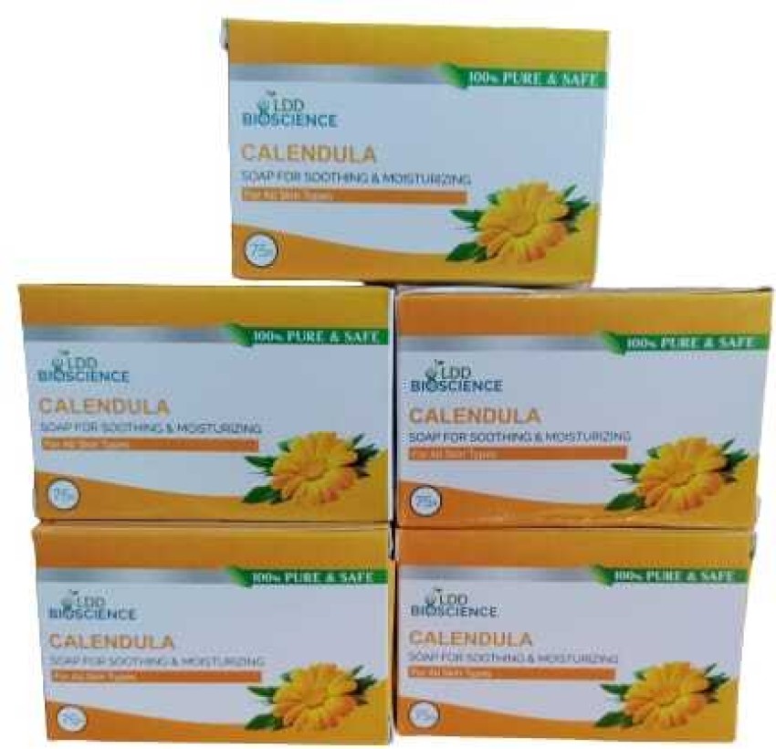 ldd bioscience Calendula Soap pack of 5 - Price in India, Buy ldd  bioscience Calendula Soap pack of 5 Online In India, Reviews, Ratings &  Features