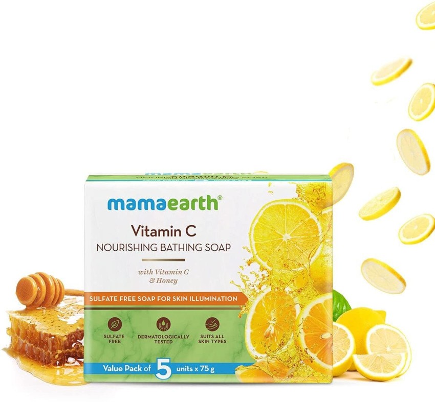 Mamaearth Vitamin C Nourishing Bathing Soap With Vitamin C and