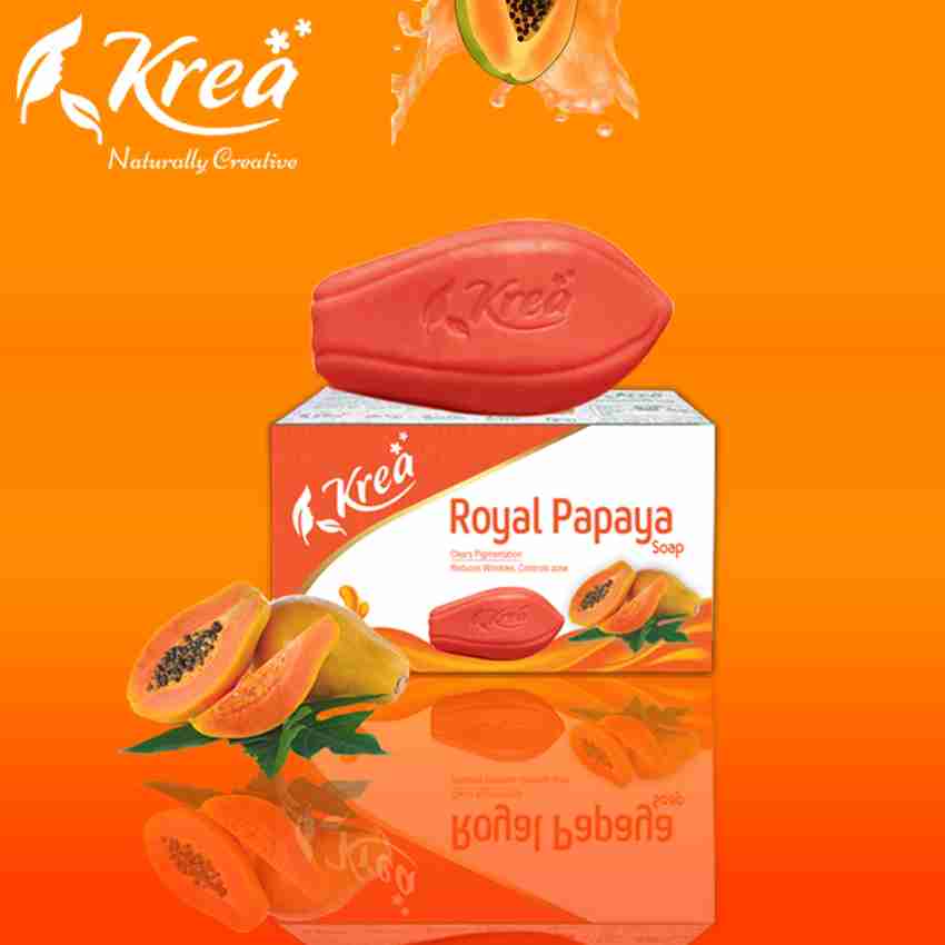 KREA Royal Papaya Soap (5 x 100 g) - Price in India, Buy