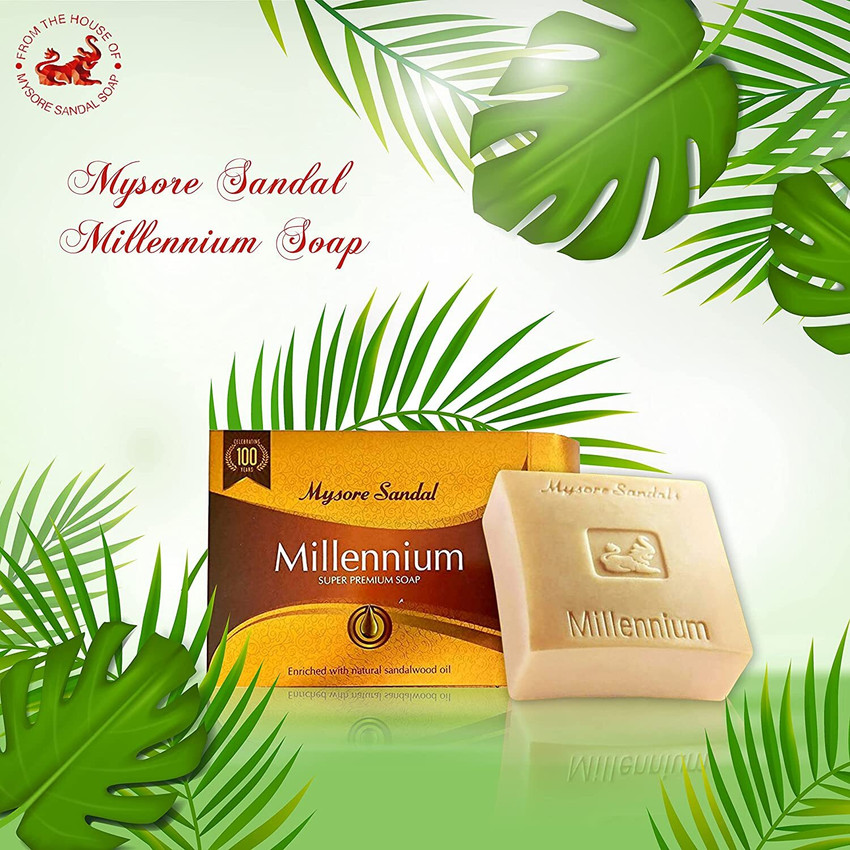 Mysore sandal millennium soap online clearance