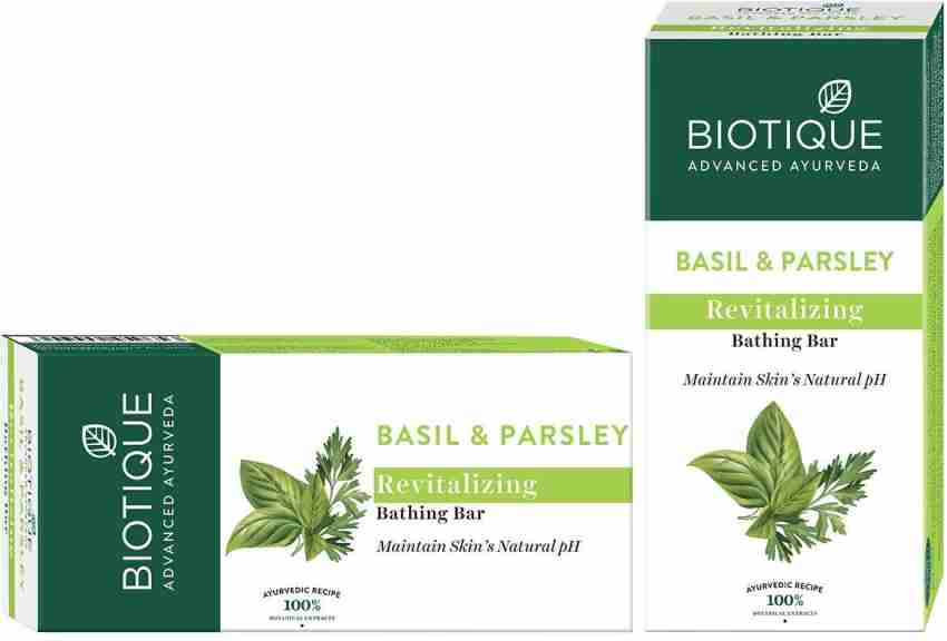 BIOTIQUE Bio Basil and Parsley Revitalizing Body Soap