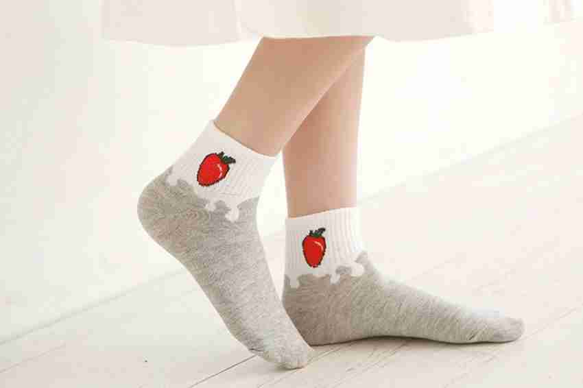 Gypsy Cotton Ladies Plain Ankle Length Socks at Rs 25/pair in Ghaziabad