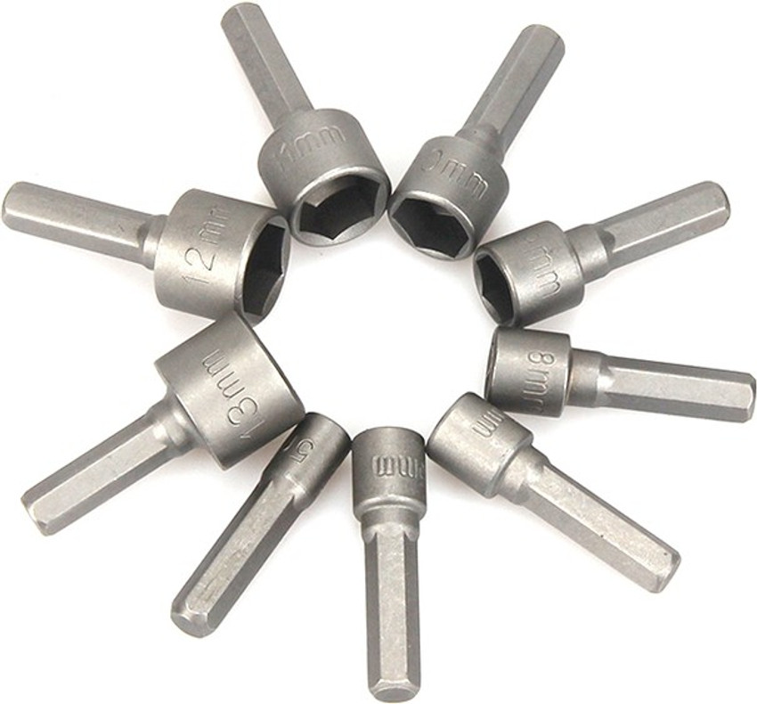 Metric nut driver set for drill shop
