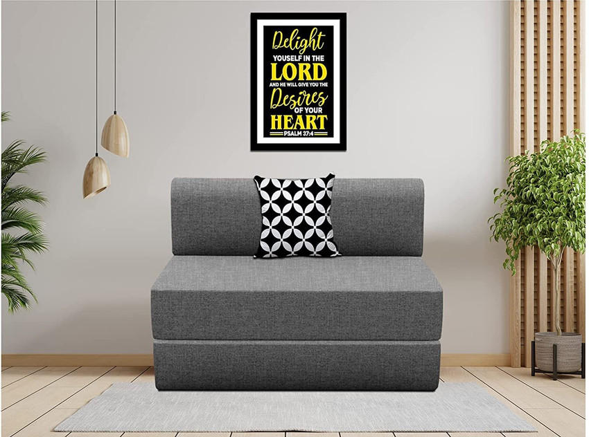 Aart Store 1 Seater Single Foam Fold Out Sofa Cum Bed Price in