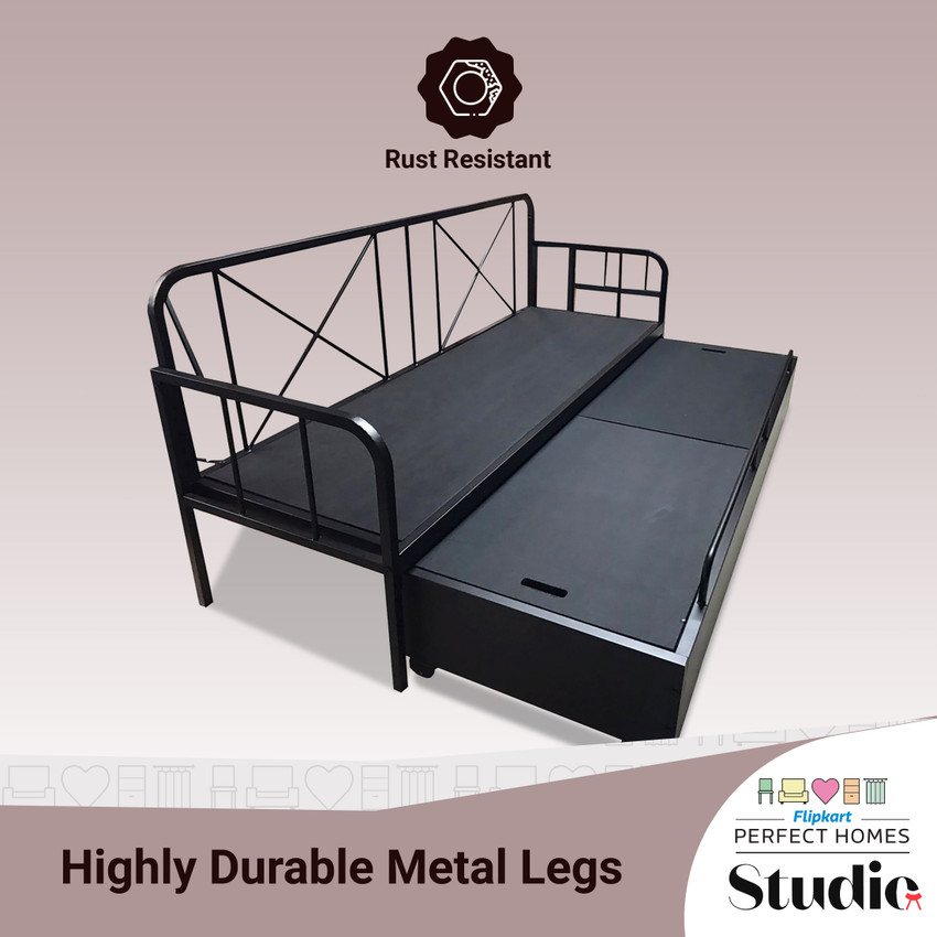 Steel sofa sales come bed flipkart