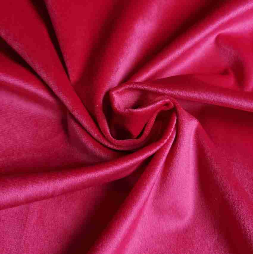 Bowzar Plain Velvet Pink 1 Meter Solid Smooth Silky Cloth for Sofa,  Curtains Sofa Fabric Price in India - Buy Bowzar Plain Velvet Pink 1 Meter  Solid Smooth Silky Cloth for Sofa