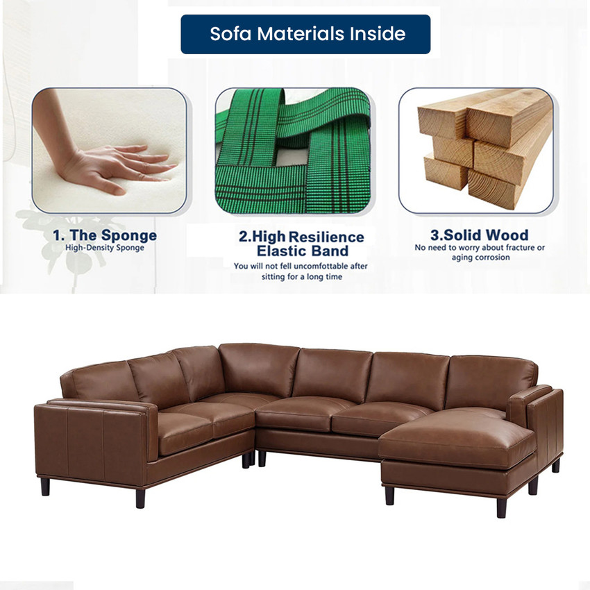 Stanley Leather Sofas India Baci Living Room