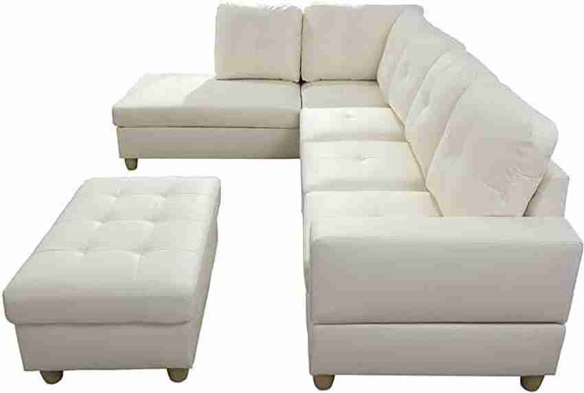 6 Seater Leather Sectional Sofa