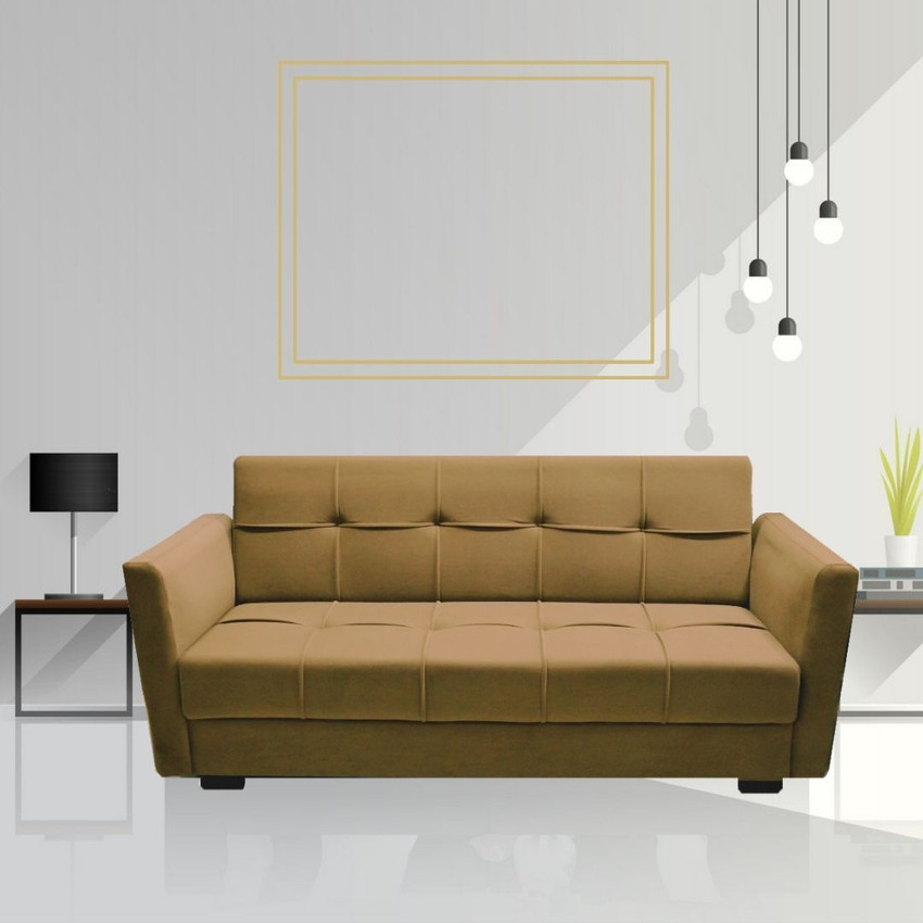 SPECIALITY PANELS Premium Satin rich beige Fabric best comfort Fabric 3  Seater Sofa Price in India - Buy SPECIALITY PANELS Premium Satin rich beige  Fabric best comfort Fabric 3 Seater Sofa online