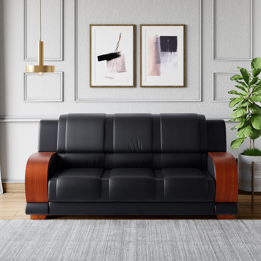 Godrej Interio Aristocrat Leatherette 3 Seater Sofa Price in India Buy Godrej Interio Aristocrat Leatherette 3 Seater Sofa online at Flipkart