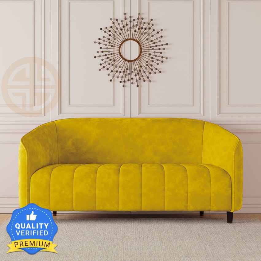 Mustard colour deals sofa set