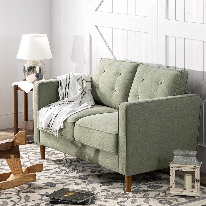 Sage Green Sofa And Loveseat Baci Living Room