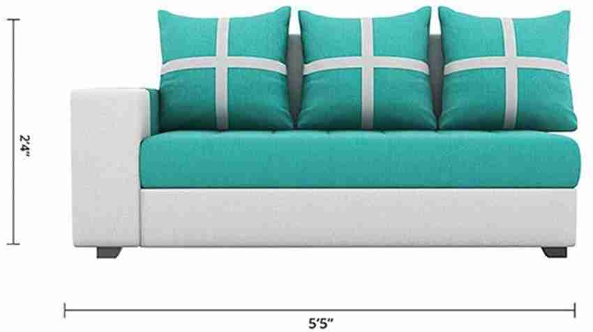 Kendalwood Furniture 8 Seater Sofa Set, 2 Ottoman, 6 pillow With Coffee  Table Fabric 3 + 2 + 2 + 1 Sofa Set Price in India - Buy Kendalwood  Furniture 8 Seater