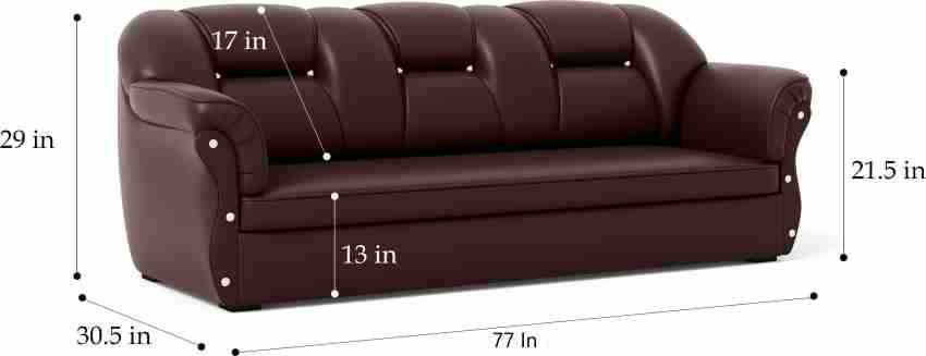 Flipkart leather deals sofa