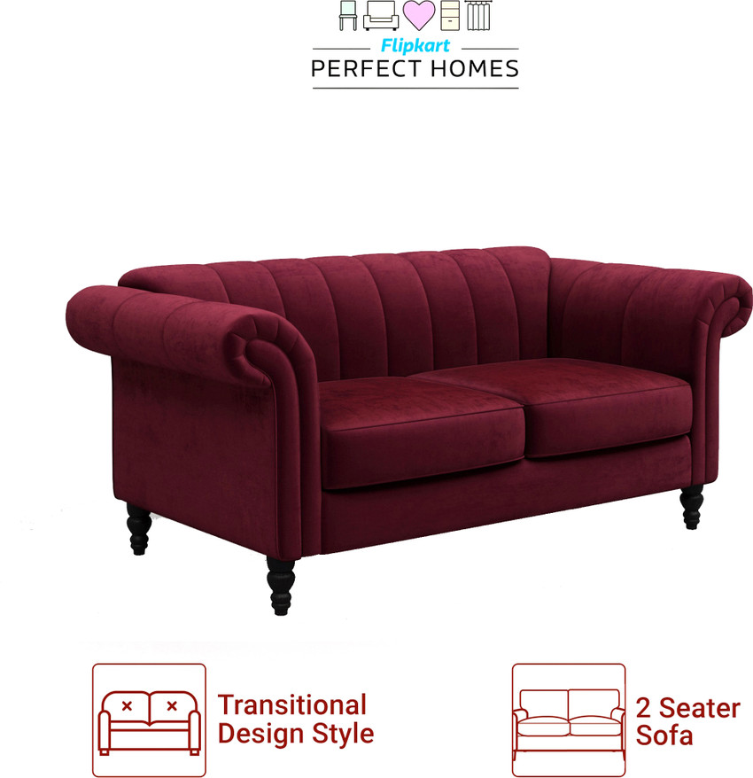 Flipkart Perfect Homes Annecy Fabric 2 Seater Sofa Price in India Buy Flipkart Perfect Homes Annecy Fabric 2 Seater Sofa online at Flipkart