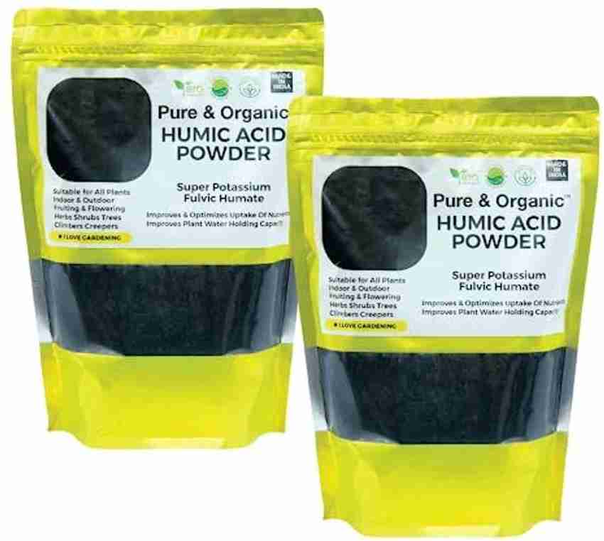 Pure Organic Humic Acid Powder pack of 2 Soil Manure Price in India Buy Pure Organic Humic Acid Powder pack of 2 Soil Manure online at Flipkart