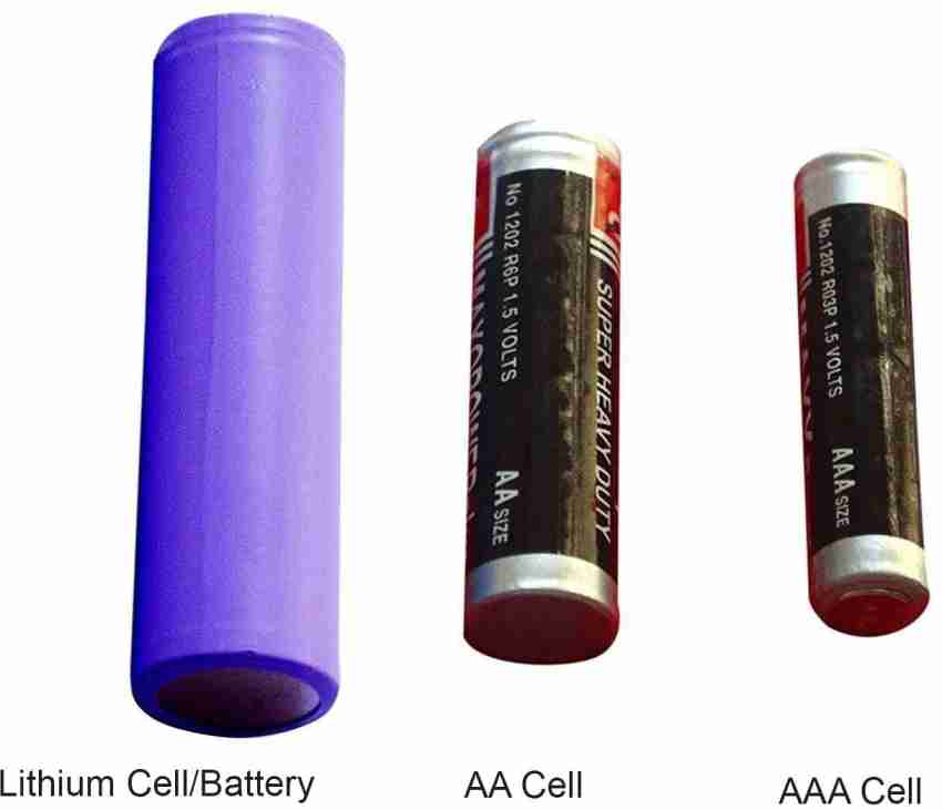 Smuf 3.7v 1800mAh 18650 Lithium Ion Li-ion Battery Cell, 18x65 mm, Pack 10 Lithium Solar Battery Price in India - Buy Smuf 3.7v 1800mAh 18650 Lithium Ion Li-ion Battery Cell, 18x65
