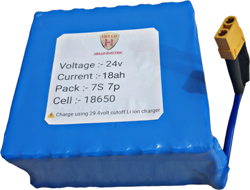 Hello Electric 24volt 18ah lithium ion battery for electric cycle Lithium Solar Battery Price in India Buy Hello Electric 24volt 18ah lithium ion battery for electric cycle Lithium Solar Battery onlin...