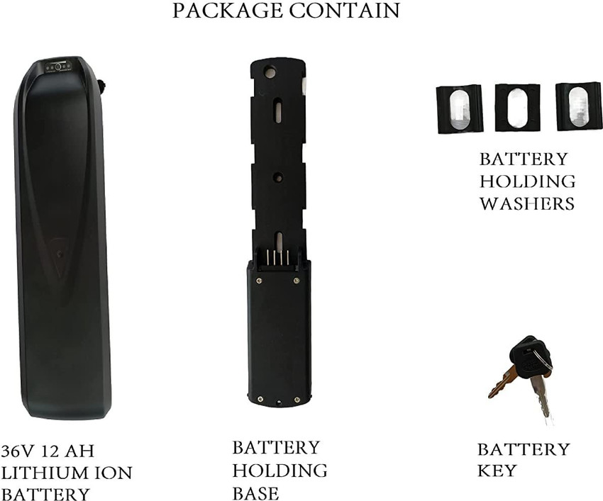 GVC 36V 8 Ah Lithium Ion Battery for E Bike E Cycle Lithium