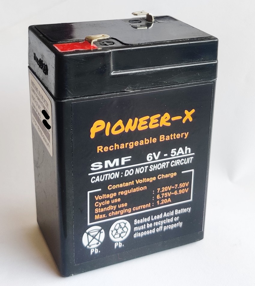 Appel til at være attraktiv embargo arkiv Pioneer-x 6 volt 5 ampere AGM Solar Battery Price in India - Buy Pioneer-x 6  volt 5 ampere AGM Solar Battery online at Flipkart.com