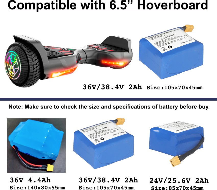 GVC 36V-2Ah Lithium-ion Battery for e-Bike, 2 Wheel self balancing- Hoverboard 6.5 Lithium Solar Battery Price in India - Buy GVC 36V-2Ah  Lithium-ion Battery for e-Bike, 2 Wheel self balancing-Hoverboard 6.5  Lithium Solar