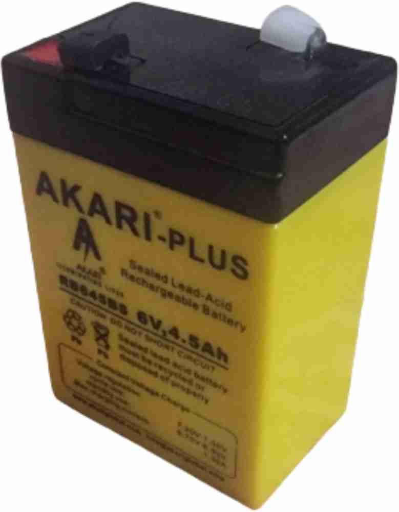 Battery for Rechargeable Lamps Models EL906/EL 1704/ EL 707-BATTERY 6V–  Rico India