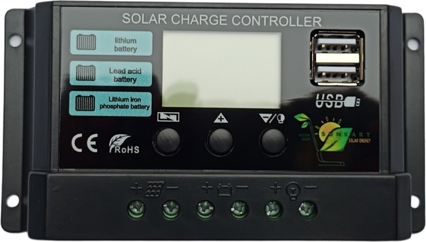 sunkart W88-C PWM 30 Amp PWM Solar Charge Controller Price in