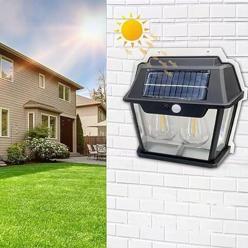 Solar interaction on sale wall lamp