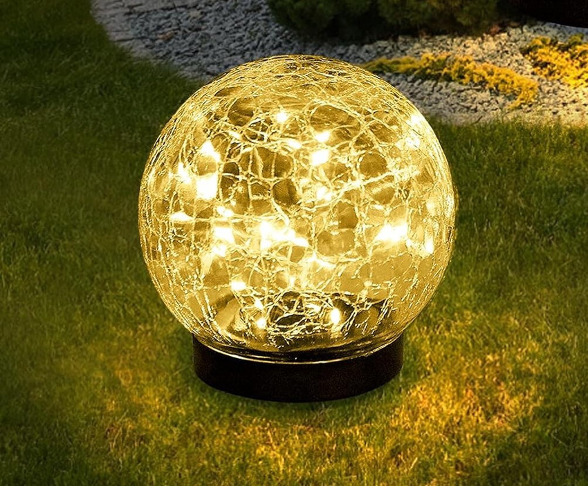 Litverse Garden Solar Ball Lights Outdoor Waterproof 20 LED Cracked Glass Globe Light Solar Light Set Price in India Buy Litverse Garden Solar Ball Lights Outdoor Waterproof 20 LED Cracked Glass Globe...