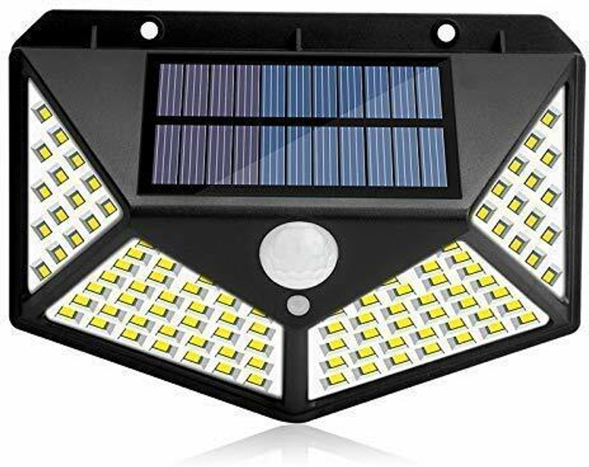 100 led solar on sale motion sensor light