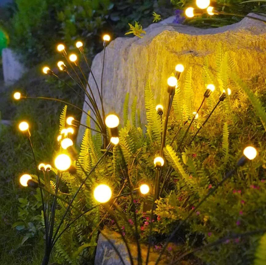 AVNAM Solar Garden Lights Lawn Lamp 6 LED Lamp Beads RGB Light Gar