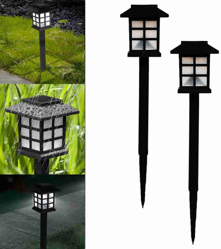 4Pcs Gardens Solar Powered Lights Outdoors Waterproof Landscape Ground  Mounted Lamps Courtyard Camping Lawn Holiday Party Decors