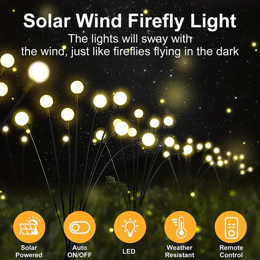 B and q solar string lights top