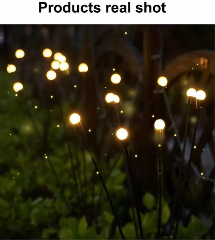 SEAVOKES Solar Garden Lights Solar Powered Firefly Lights Solar Light Set