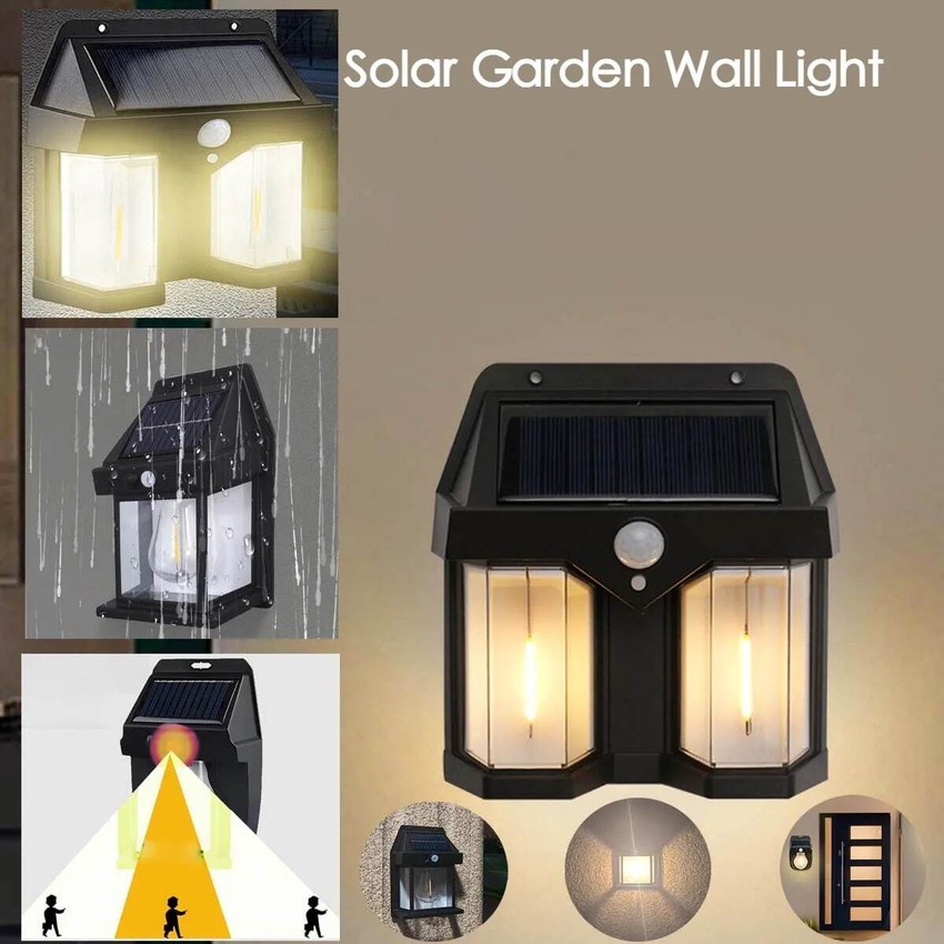 TRK HUB Outdoor solar wall lights have motion sensor mode light mode constant light mode Solar Light Set Price in India Buy TRK HUB Outdoor solar wall lights have motion sensor