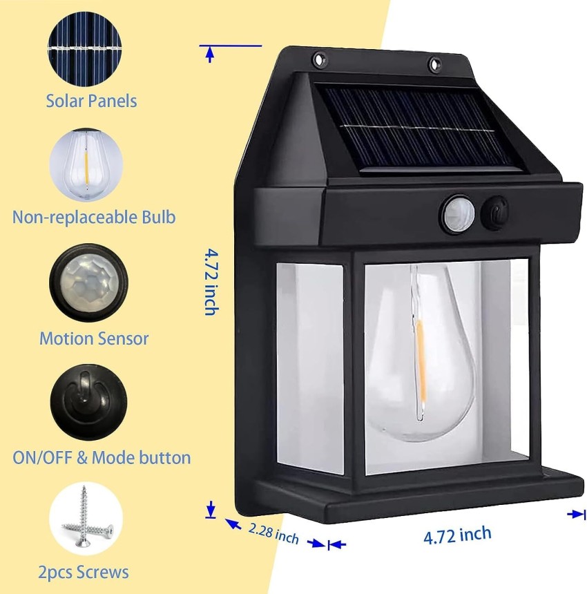TRUDO Dynamic Solar Interaction Wall Lamp Solar Light Set Price in