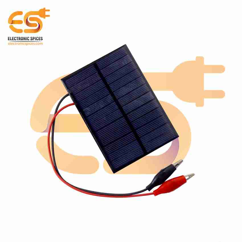 Mini solar outlet battery charger