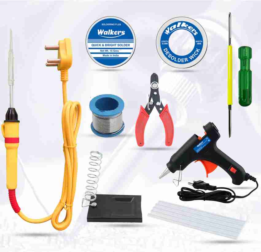 Walkers Basic Bundle Electric 25W Soldering Iron Machine Tool Kit
