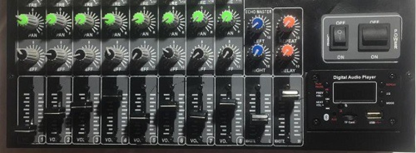 soundcraft STRANGER SEM-808 8 CHANNEL ECHO MIXER Digital Sound 