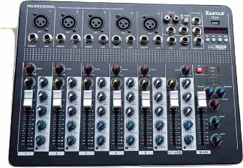 Professional Mixer,7-Channel Mixer Reverb Effect USB Interface Professional  Mixer