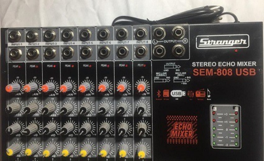 soundcraft STRANGER SEM-808 8 CHANNEL ECHO MIXER Digital Sound 