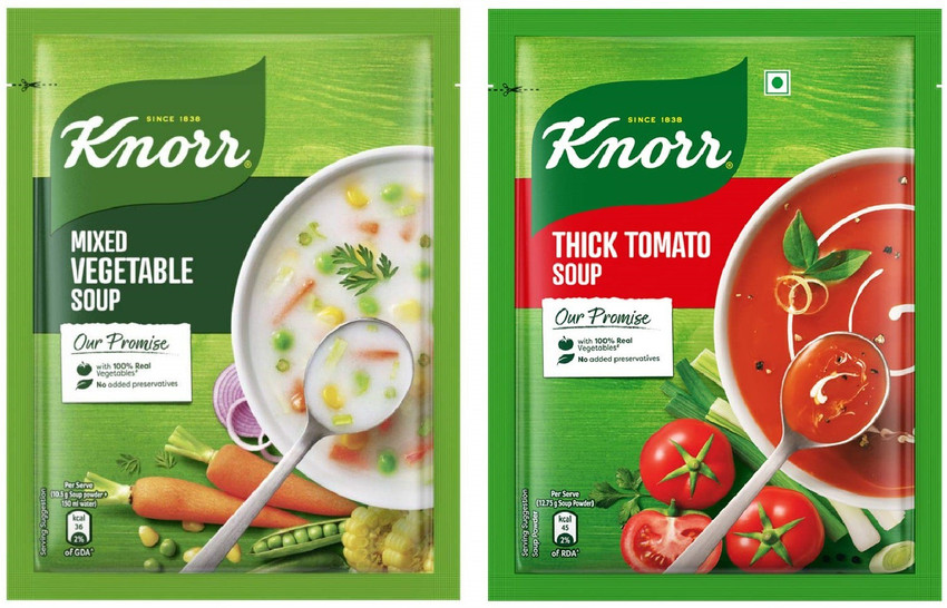 Knorr mixed vegetable shop soup