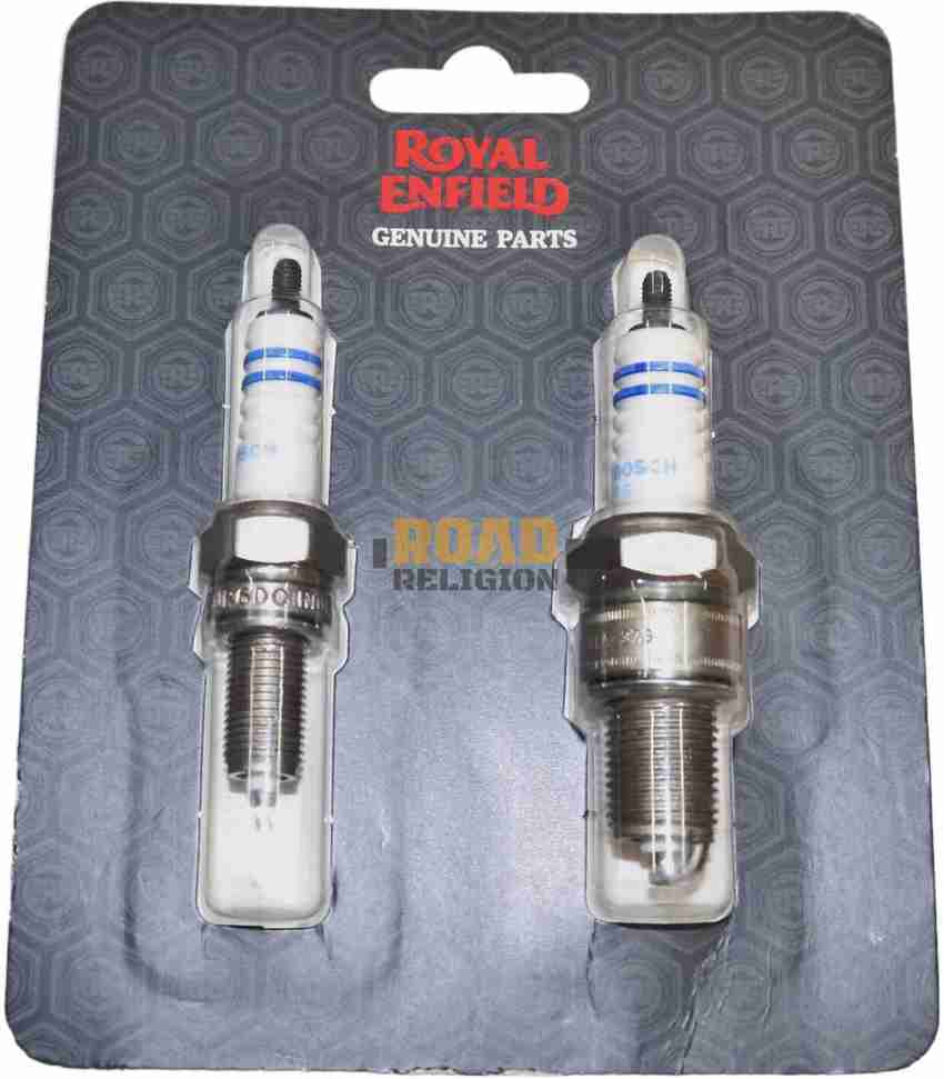 road religion Original RE Spark Plug for RE Classic 350 Twinspark Road Religion Original RE Spark Plug for RE Classic 350 Twinspark Double Platinum Spark Plugs Price in India Buy road