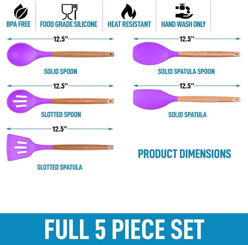 Silicone Cooking Utensil Set, 30 Pcs Kitchen Utensils Cooking Utensils Set, Food Grade Silicone Spatula Set, BPA-Free, Non-Stick Heat Resistant