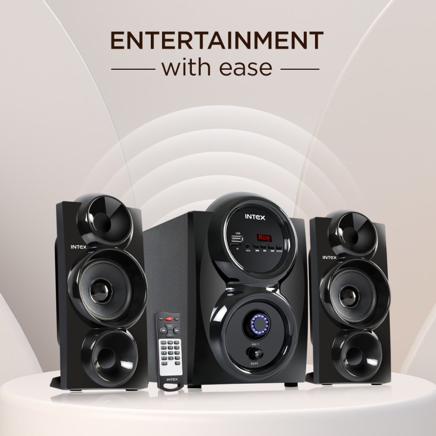 Intex home theatre with hot sale microphone