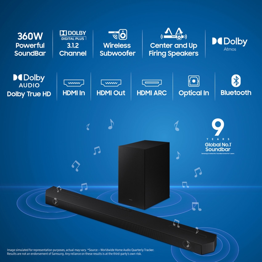 Sound Bar Samsung Hwms650 Sound SAMSUNG HW-MS6500 Wireless Curved