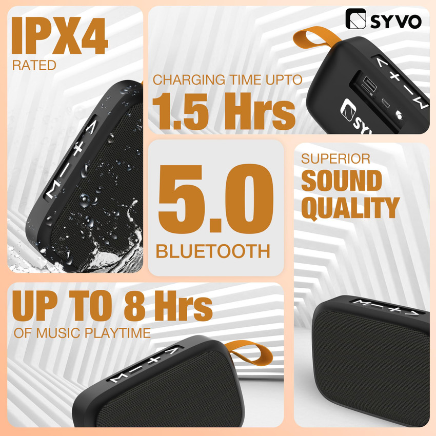 Buy Syvo Soul 100 Portable with Mic 3 W Bluetooth Home Audio Speaker Online from Flipkart