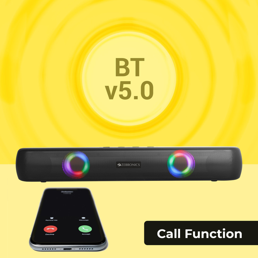Buy ZEBRONICS Zeb PSPK 1 Vita 101 Bluetooth v5.0 withRGB light