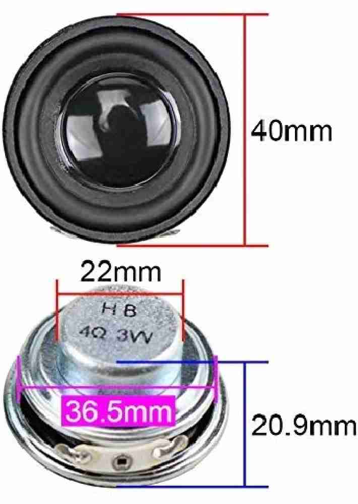 Buy ERH India 2 Pcs 1.5 inch 40 mm Full Range Speaker Unit 4 Ohm